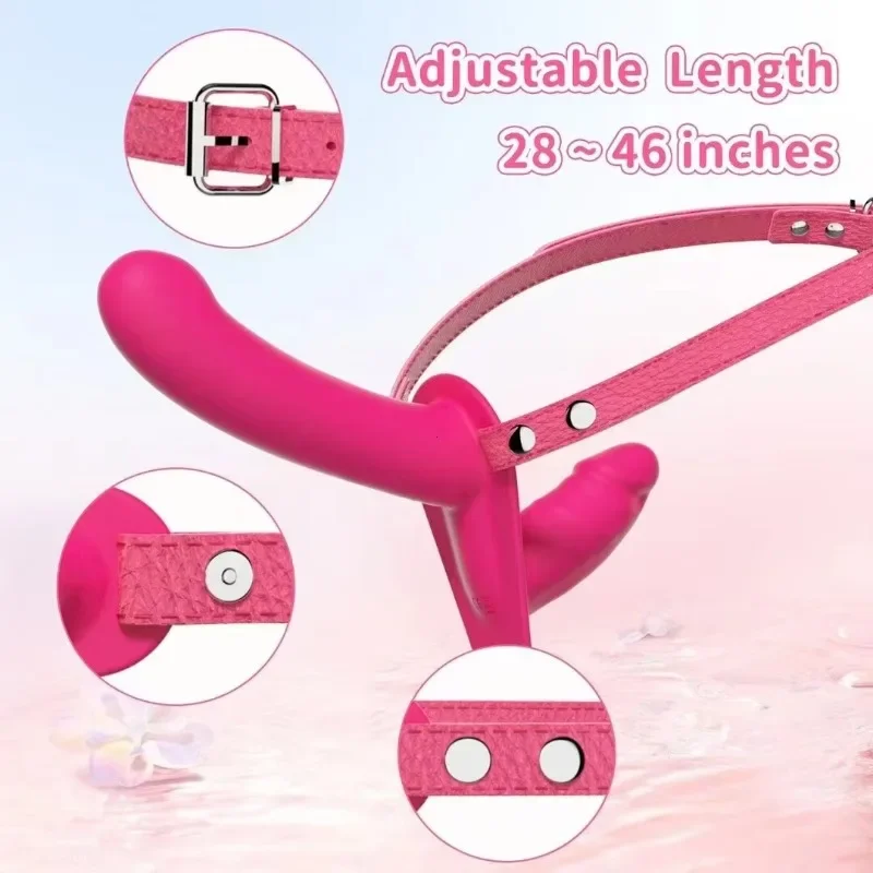 حزام على دسار هزاز مزدوج الاختراق مثليه سراويل الشرج G بقعة محفز لعبة الجنس الكبار للنساء #1