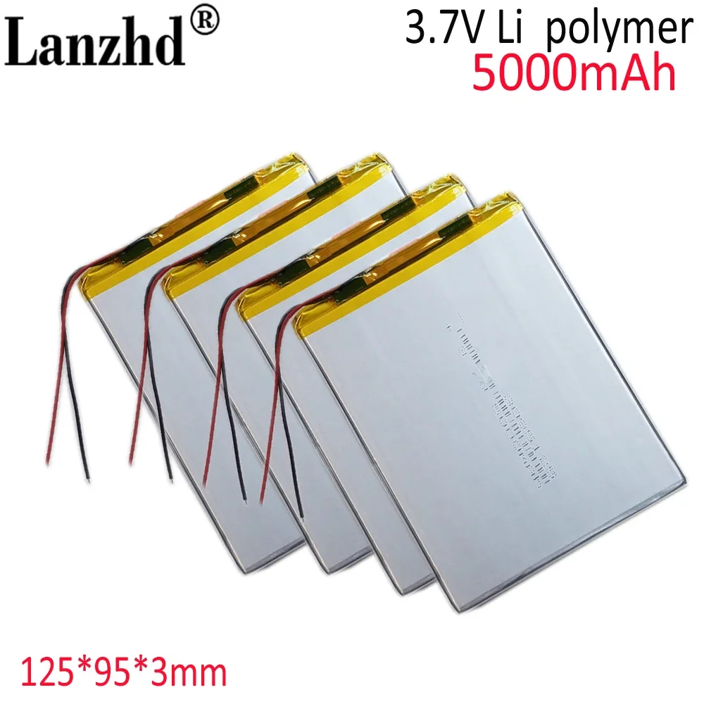 3095125 polymer lithium ion battery 3.7V 5000mAh For Tablet PC  7 inch 8 inch 9inch Perfect quality 2994124