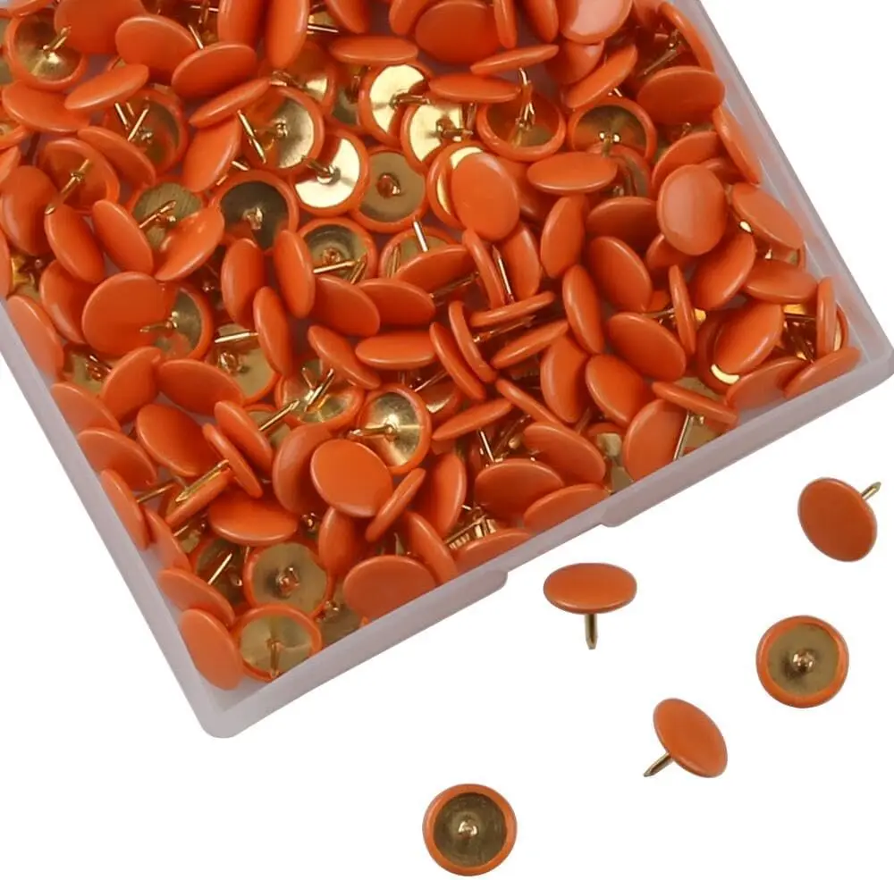Multicolor Round Head Plastic Push Pins Thumbtacks