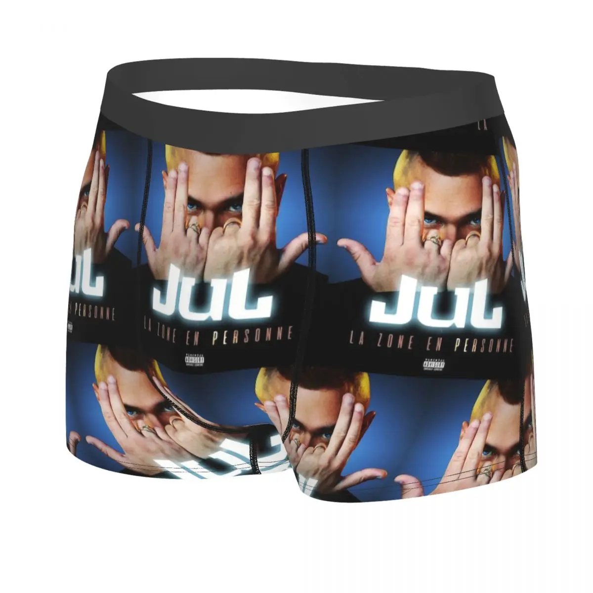 Jul France Rapper Man's Boxer Briefs Highly Breathable Underwear Top Quality Print Shorts Birthday Gifts