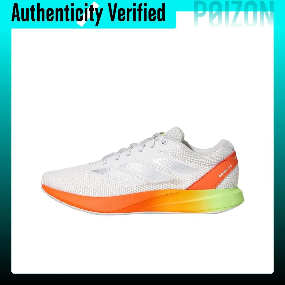 Adidas Duramo RC Cushioning Low top Running Shoes Unisex White Orange KH7330