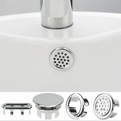 Küche Bad Waschbecken kreisförmige Überlauf Abfluss Abdeckung Dekoration Badewanne Waschbecken Loch Überlauf hohle Waschbecken Überlauf