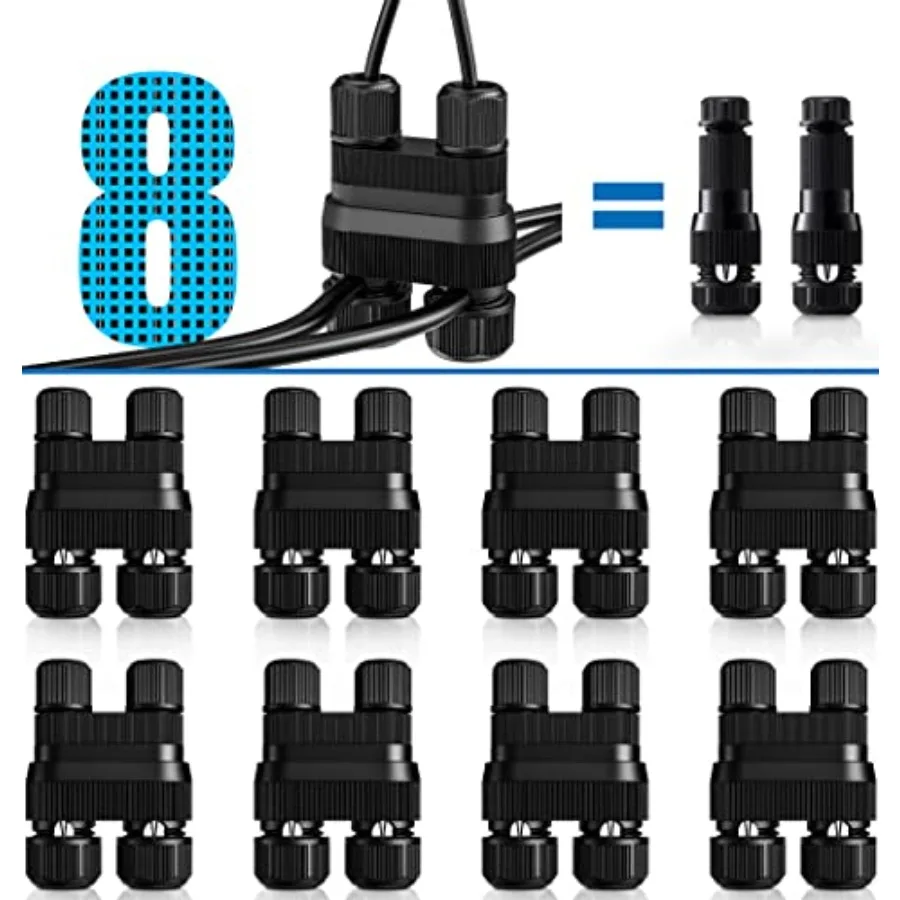 Low Voltage Wire Connector Fastlock2 Landscape Lighting Wire Connectors Waterproof Low Voltage Connector 12-18 Gauge Lan