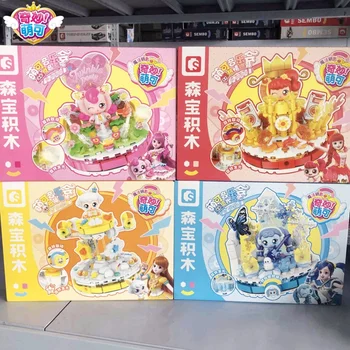 ใหม่จับ Teenieping College Magic Book ปราสาทรักเบเกอรี่เวลาขวดชุดกล่องรูปสาวเล่นของเล่นตกแต่งห้องเด็กของขวัญ