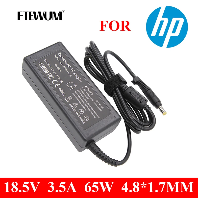 

18.5V 3.5A 65W 4.8*1.7mm Laptop Adapter For HP 430 4330s 4415s 4230s 4410s 4311s dv1000 dv1003 dv1004 dv170 Power Supply Charger