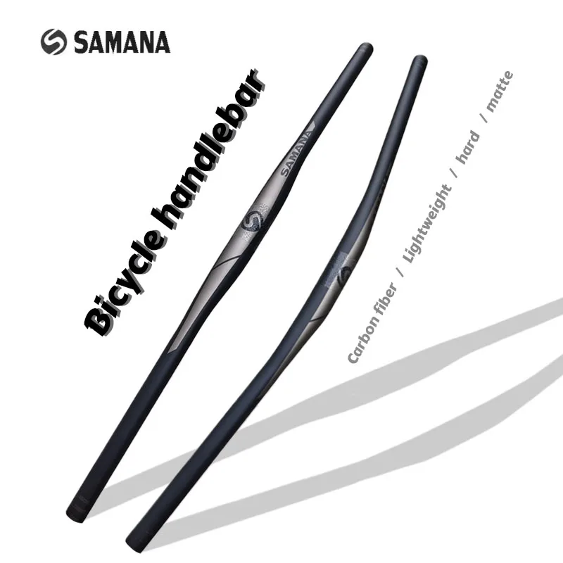 

Ультралегкий руль для горного велосипеда SAMANA 600-800 мм, полностью карбоновый, матовый, 31,8 мм