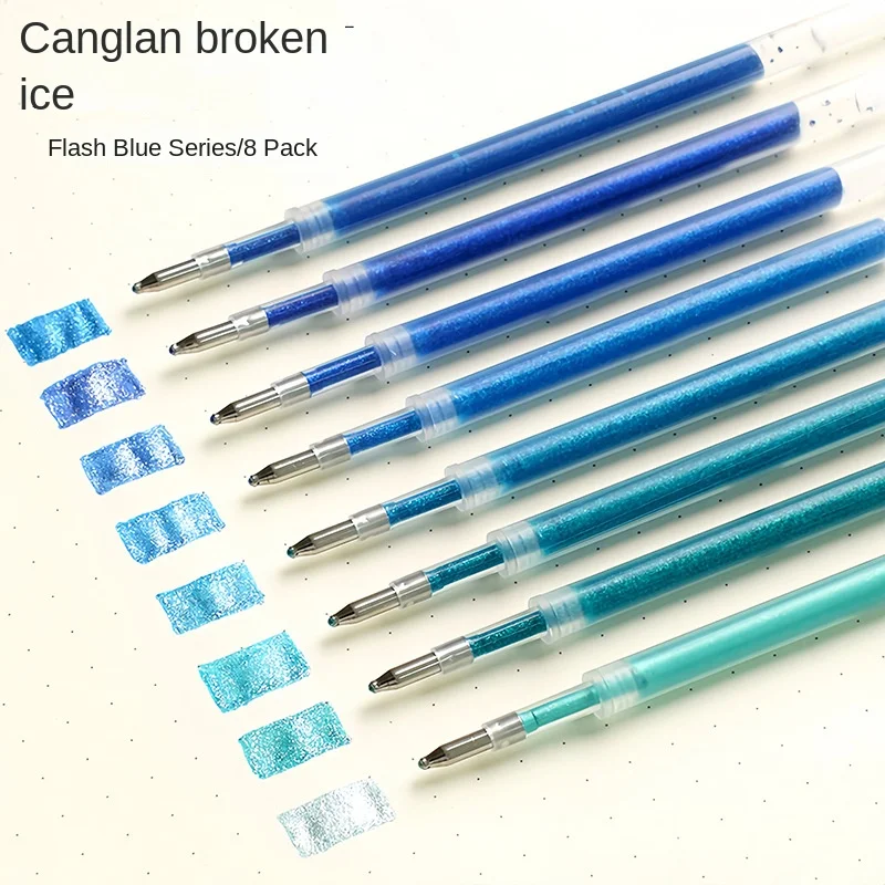 أقلام جل لامعة 48 لونًا، أقلام جل لامية لامعة نابضة بالحياة للتلوين، أقلام جل ملونة لكتب التلوين والكبار والرسم