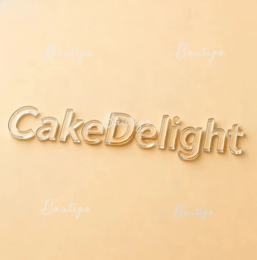 Custom Acrylic Signs Light Sign Shop Signage Led Behind English Letters to Wall Logo 3d Business Poster Luminous Brand Home