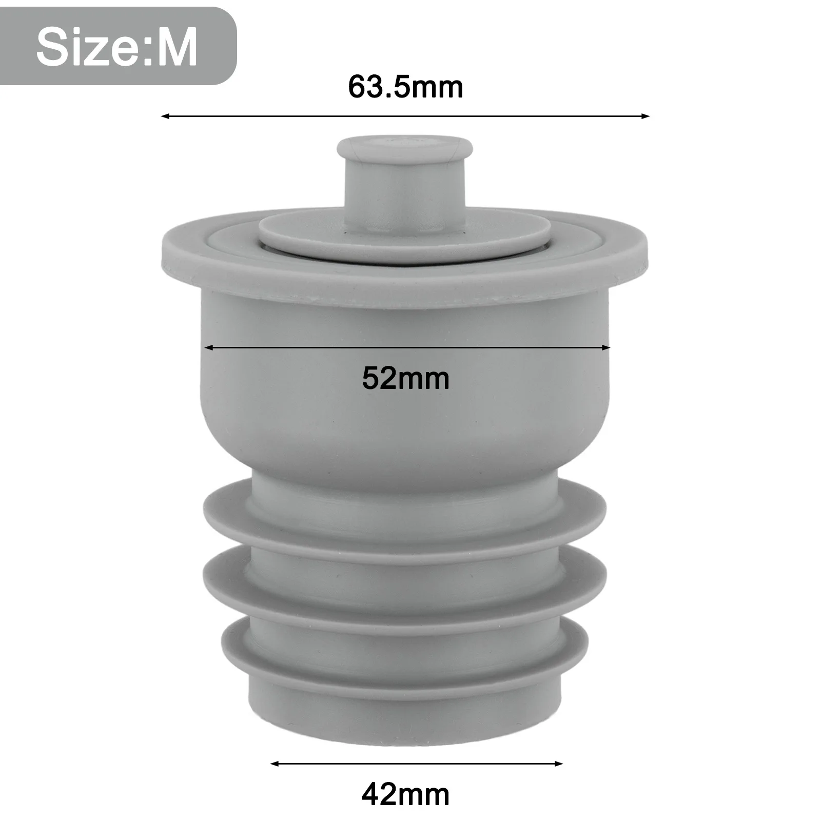 Silicone Drain Pipe Seal Ring for Washing Machine and Sink Pipes Designed to Seal and Deodorize Household Water Drainage Systems