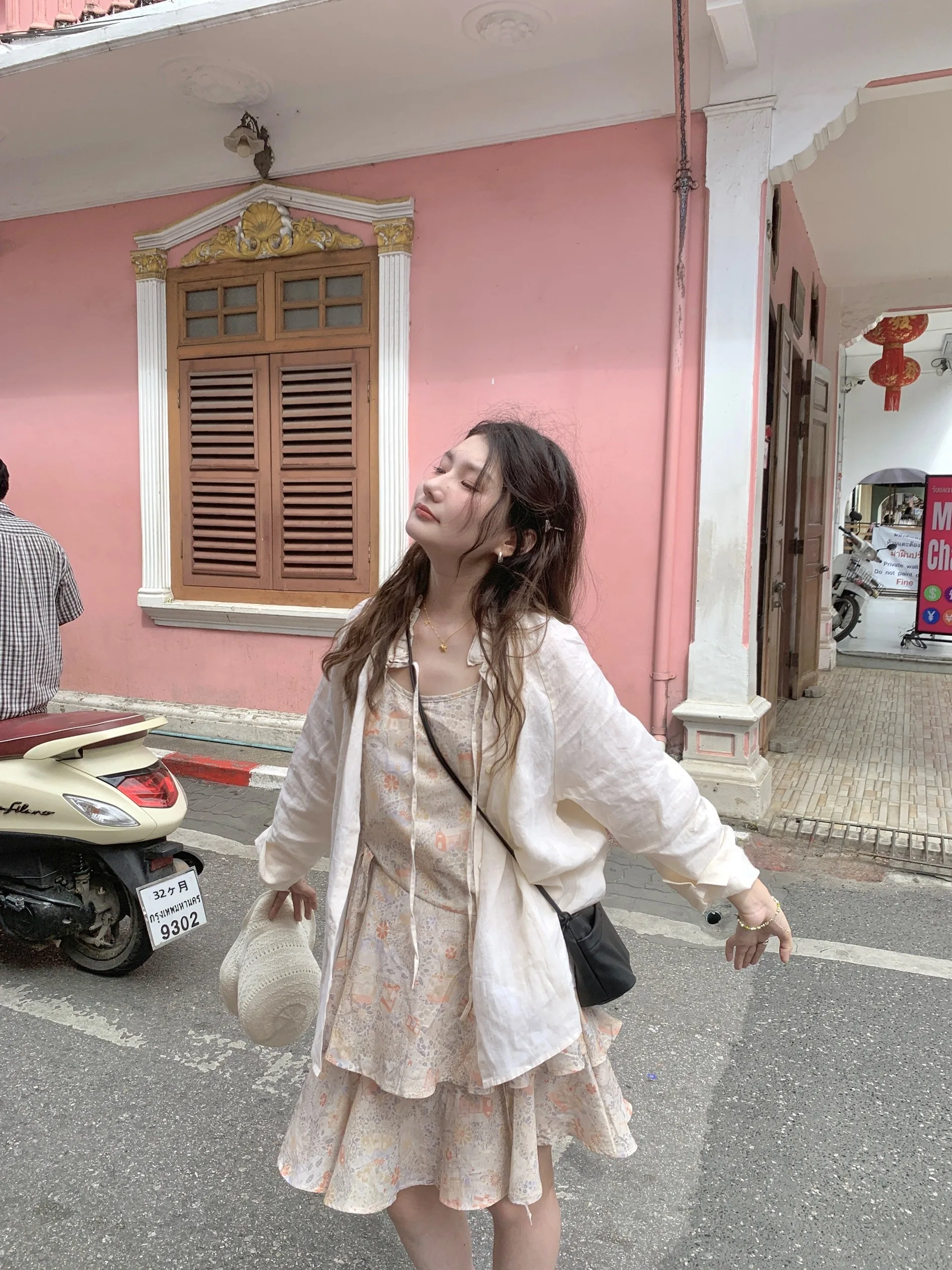 

Sweet Sle, полностью анестетичная ткань, корейская свободная универсальная женская одежда премиум-класса с кружевной отделкой, льняная 00%