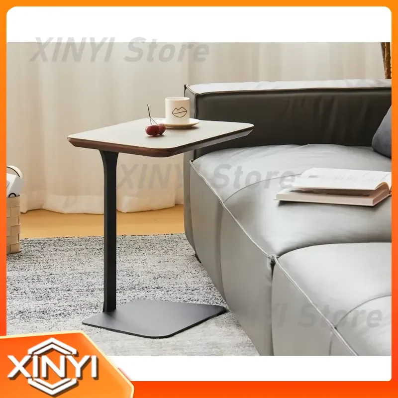 Modern Fashion Leather Tea Table for Living Room Bedroom Coffee Table Use Stainless Steel Frame furniture home decor living