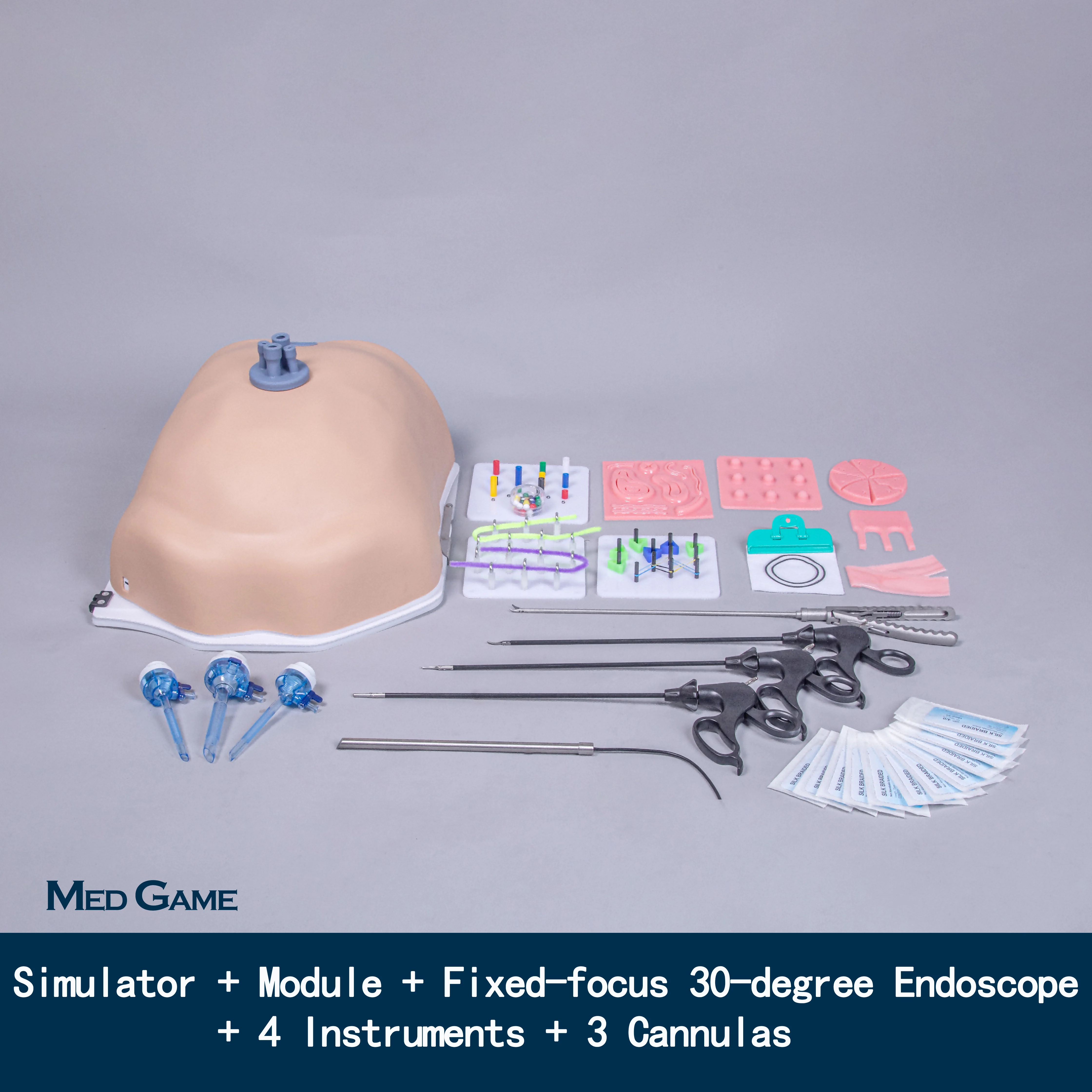 Laparoscopic Surgery Simulation Training Equipment  Thoracoscopic Training Box Simulator Single-port Practice