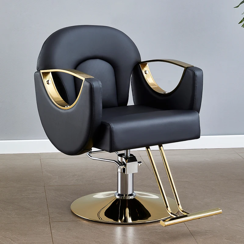 Cosmetic Metal Barber Chairs Makeup Vanity Manicure Aesthetic Barber Chairs Hairdresser Sillas De Barberia Modern Furniture