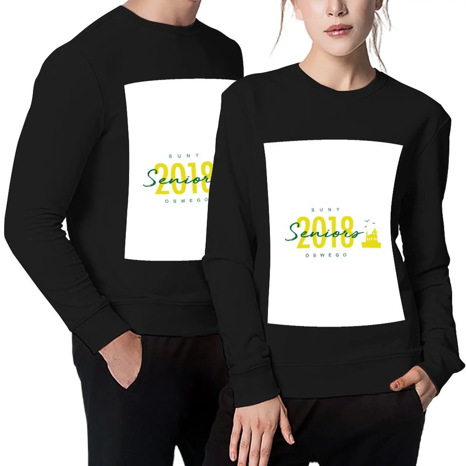 

SUNY Oswego seniors 2018 Pullover anime clothing mens clothing fashion men graphic t shirts men anime sweatshirt