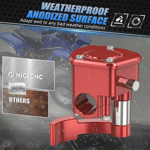 Imagen 2 del producto NICECNC Raptor 700 ATV conjunto de acelerador de pulgar para Yamaha Raptor 700R 660R YFZ450R YFZ450 Warrior 350 Banahee Blaster 200