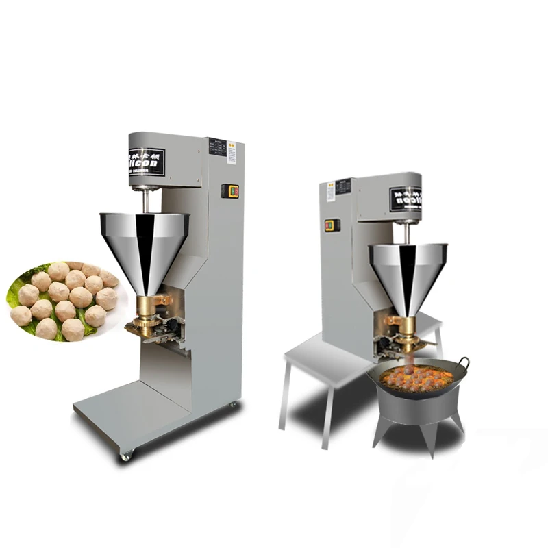 

Commercial Rice-Meat Dumplings Making Machine Stainless Steel Fish Meat Chicken Meatball Forming Machine