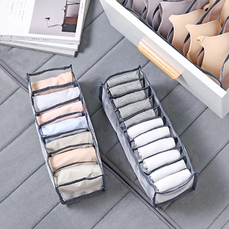 1PC Underwear Bra Organizer Storage Box Panties Socks Storage Boxes Wardrobe Clothes Organizer Drawers Separator Boxes