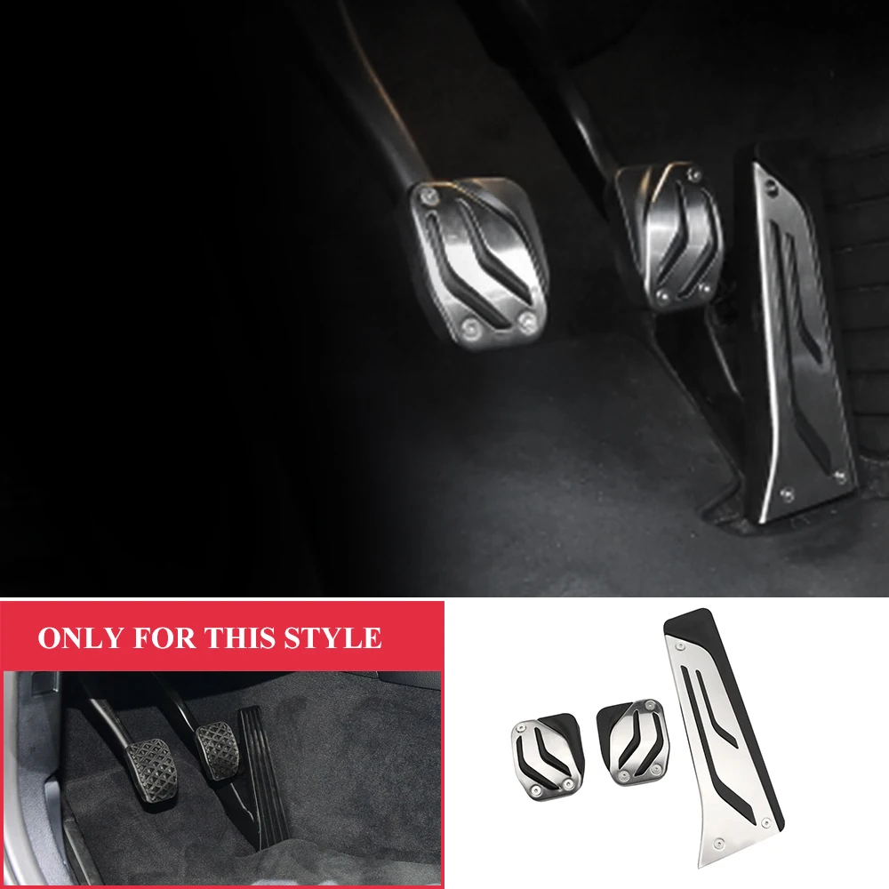LHD Auto Pedale Für BMW M 5-Serie F10 F11 523i 528i 530i 535i 550i E65 E67 E68 F01 f02 F10 F11 F07 F12 F13 Pads Teile Abdeckung – Detail 3