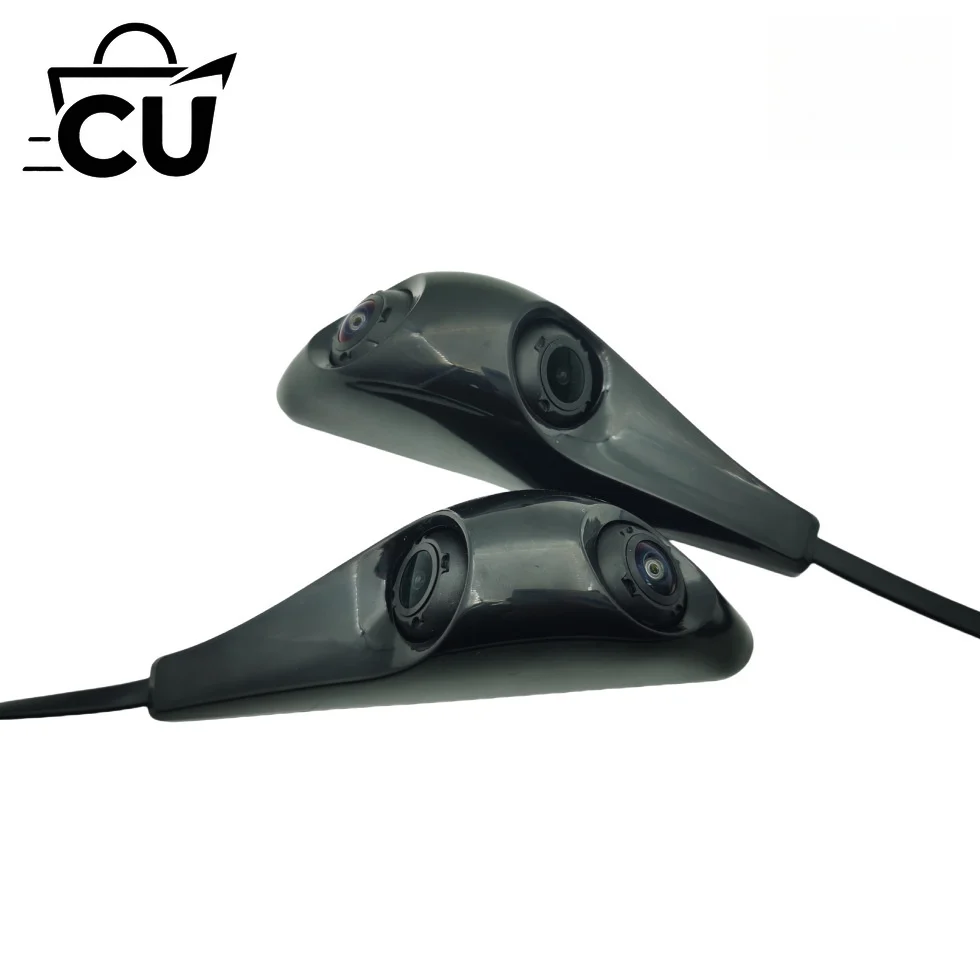 2-in-1 Car Door Blind Spot Side View Camera AHD 1080P Waterproof No Drilling Easy Install