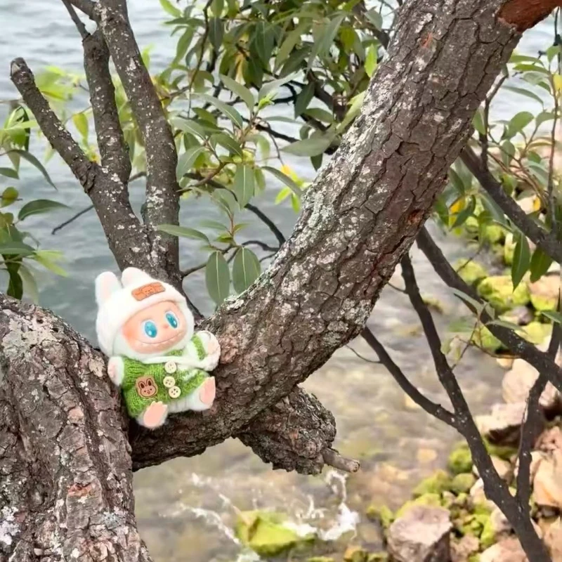 

17cm Cute Mini Plush Doll'S Clothes Outfit Accessories For Korea Kpop Exo Labubu Idol Dolls Sweater Clothing DIY Kids Girl Gift