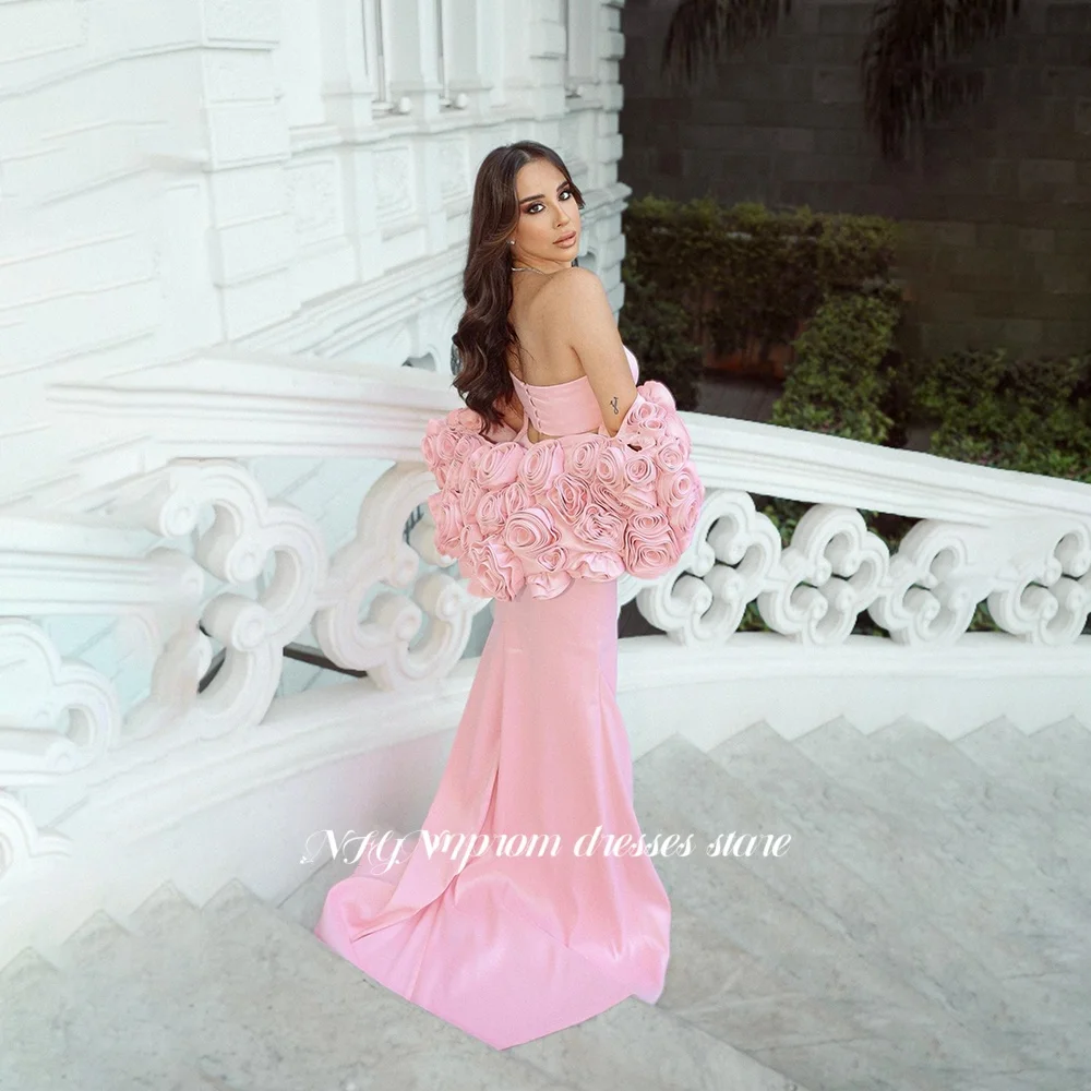 NFYN robes de soirée élégantes fleurs 3D Cape manches robes de bal sirène robes de soirée élégantes robes de soirée personnalisées