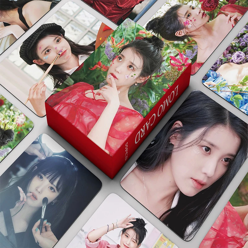 

54Pcs/Set KPOP IU SEASON'S GREETING 2022 New Album Lomo Card Photocards Postcards Lee Ji Eun Photo Fans Gift