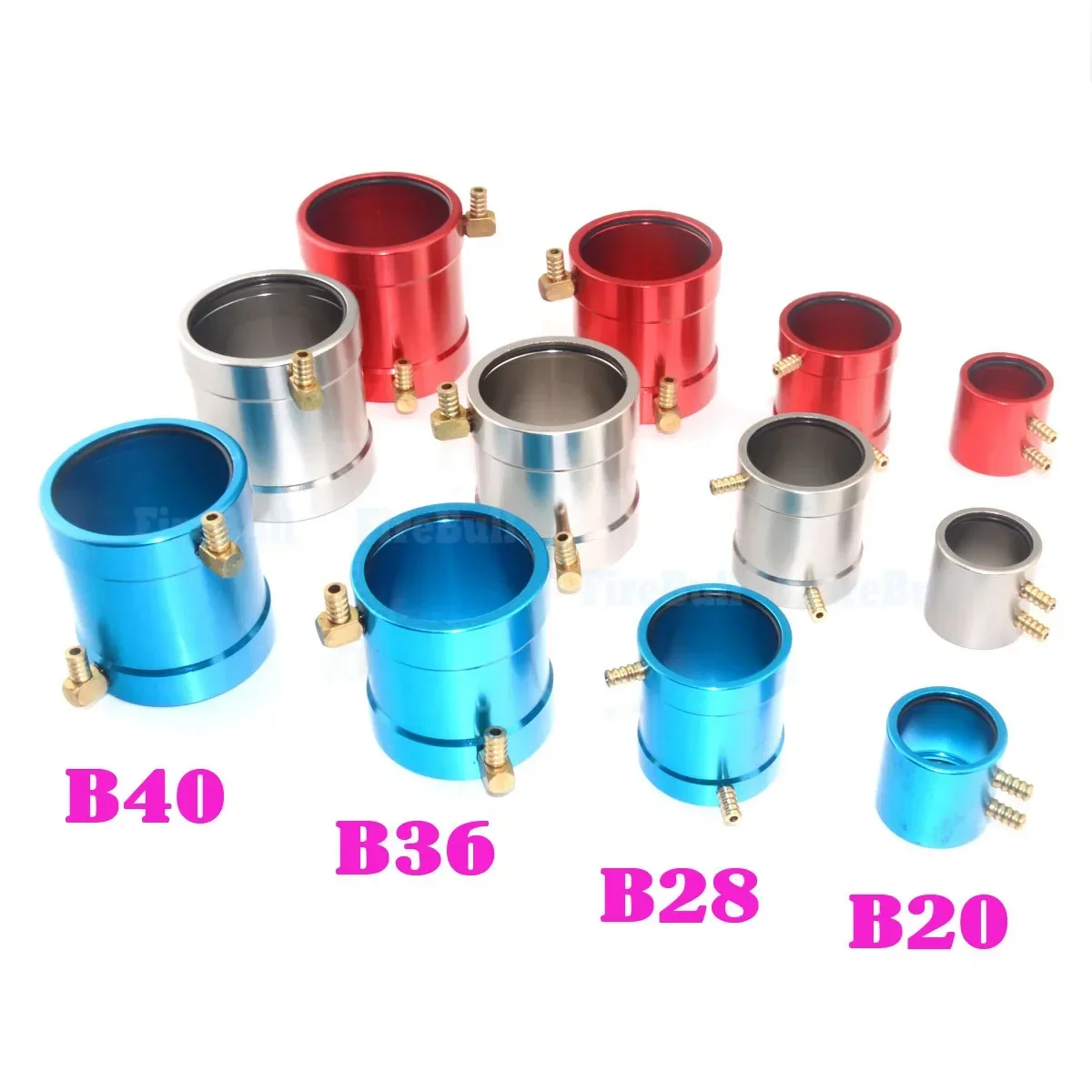 Alloy Marine Motor Water Cooling Jacket for B20/B24/B28/B29/B36/B40 ID 20/24/28/29/36/40mm RC Boat Brushless Motor