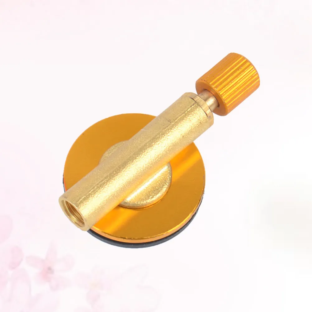 Flat Cylinder Gas Stove Valve Professional Gas Control Outdoor Cooking Adjustable Flame Regulator Yellow