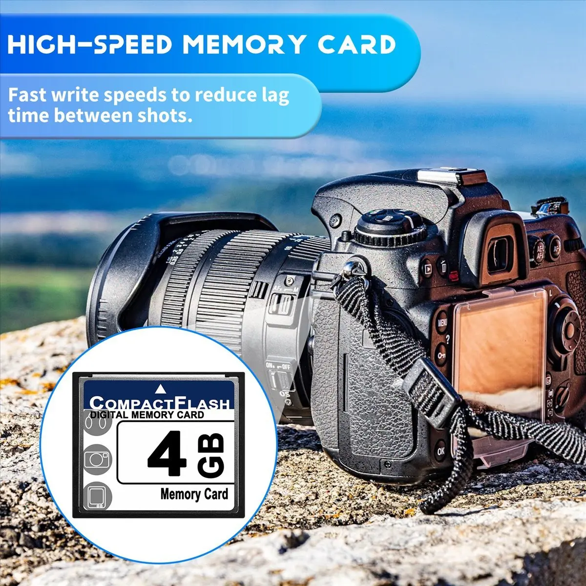 doyou Professional 4GB Compact Flash Memory Card for Camera, Advertising Machine, Industrial Computer Card