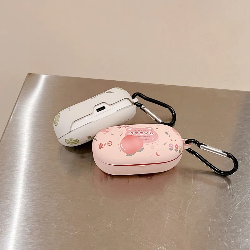 Nieuwe Oortelefoon Case Voor Huawei Freebuds Se Fruit Patroon Kristal Sticker Soft Shell Headset Protecte Case Voor Huawei Freebuds Se