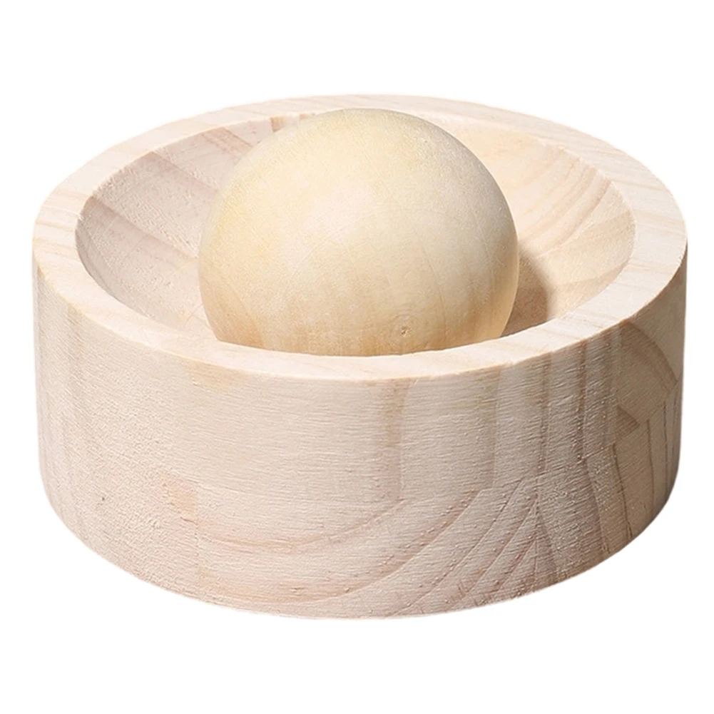 Solid Wood Dough Flattening Tool for Dumpling For molds - Traditional Rolling Machine for Glutinous Rice Dough Sheets