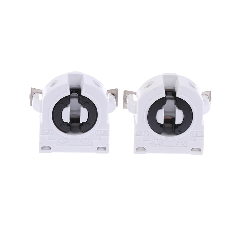 

5PCS T8/G13 Fluorescent Lamp Holder Heat-Resistant Lamp Holder Light Tube Holder Lamp Accessories For Home Office Bedroom