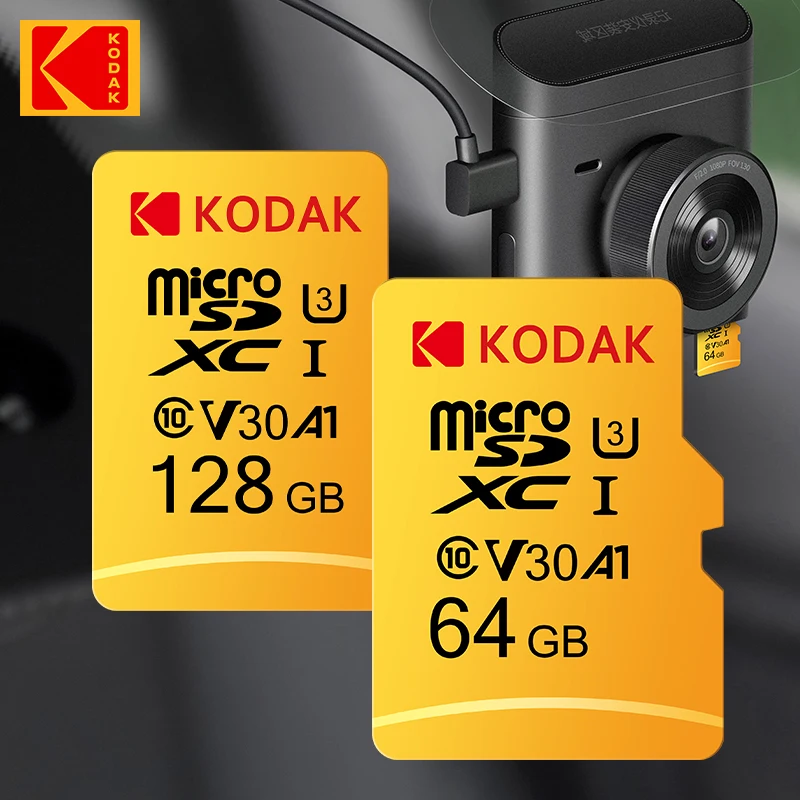 KoDak Memory Card Class 10 Mini SD Card 32gb U3 64gb 128GB 256GB high Speed Flash Cards mini sd TF card mini sd card