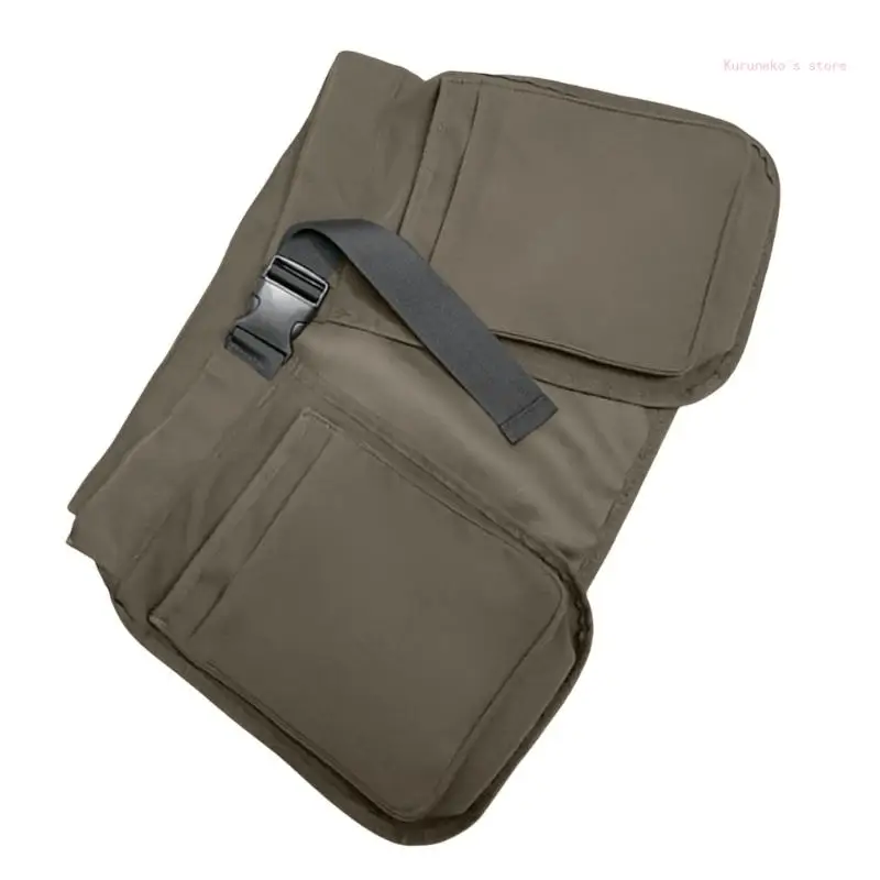 Grembiule da giardinaggio multifunzionale con tasche multiple per trasporto semi altro