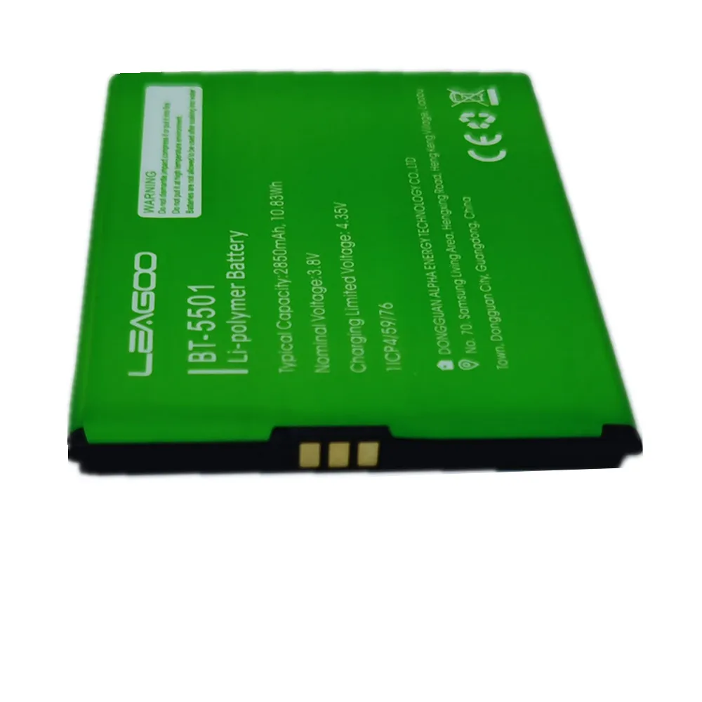 Leagoo-スマートフォン用の充電式バッテリー,BT-5501,m9,m9,m10,m 10, 2850mah,100% オリジナル,新品