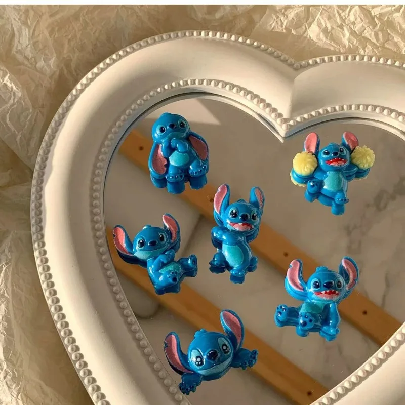 Disney Stitch Decorazione tridimensionale Accessori fai da te Adesivi per auto Magneti da frigorifero Regali creativi fai da te per bambini