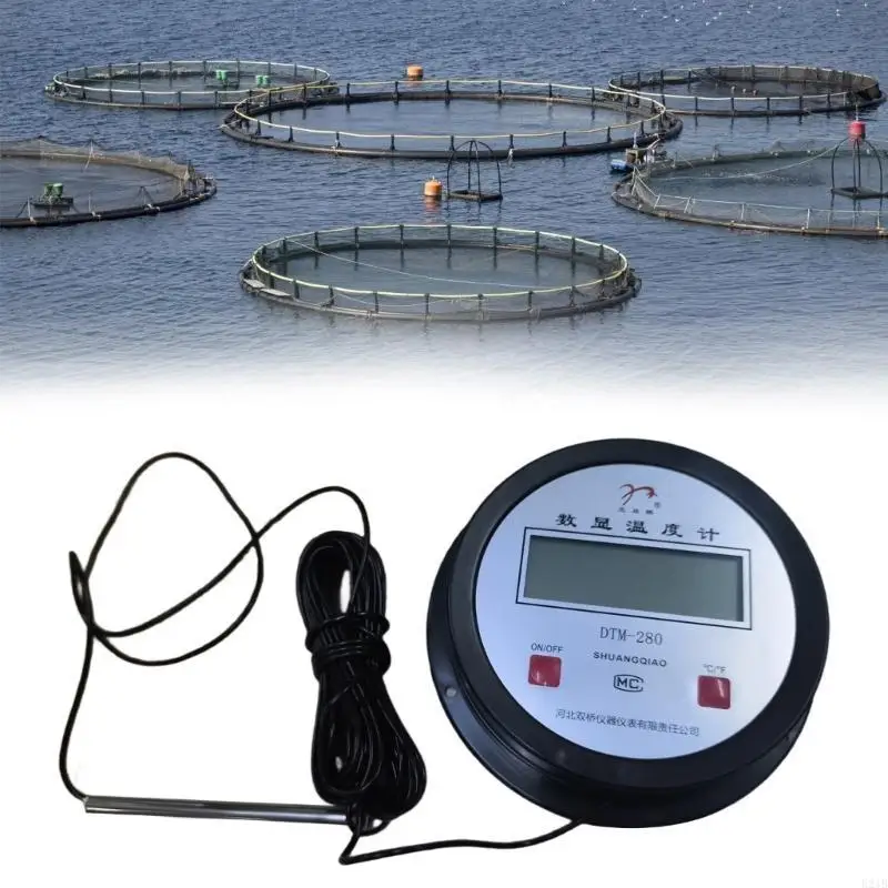 Industrial Digital Thermometers With Extended Probe For Accurate Readings 