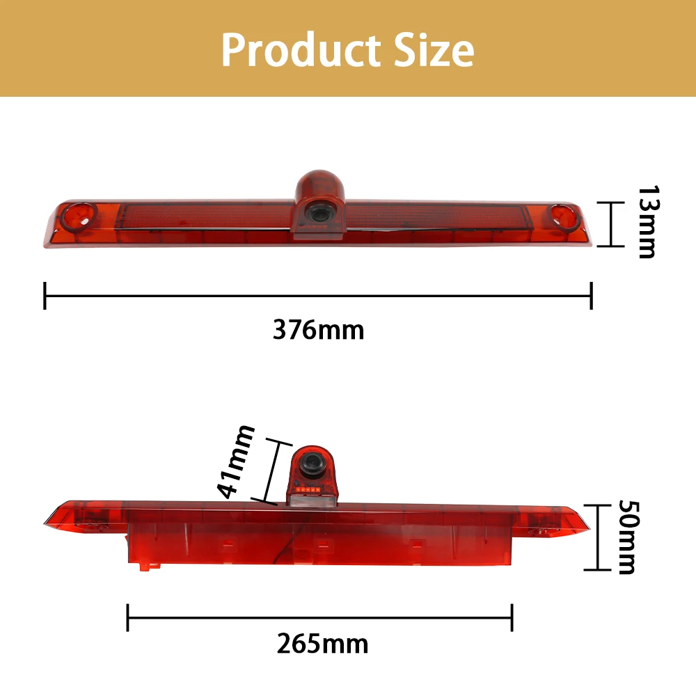 Carsanbo Van Rear View Camera For Renault Master / Nissan Interstar 2024 2025 Parking Reverse Brake Light Camera