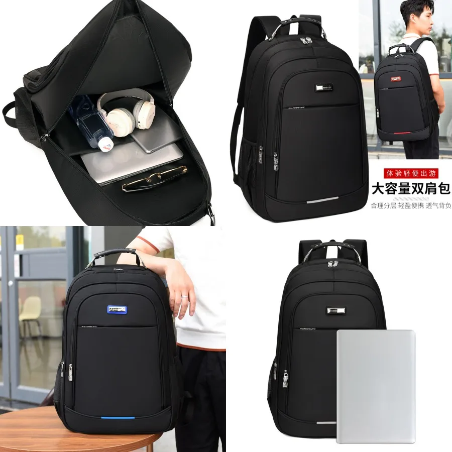 

【New style】Backpack large capacity men's high-end computer business travel backpack logo business trip outdoor leisure commutin
