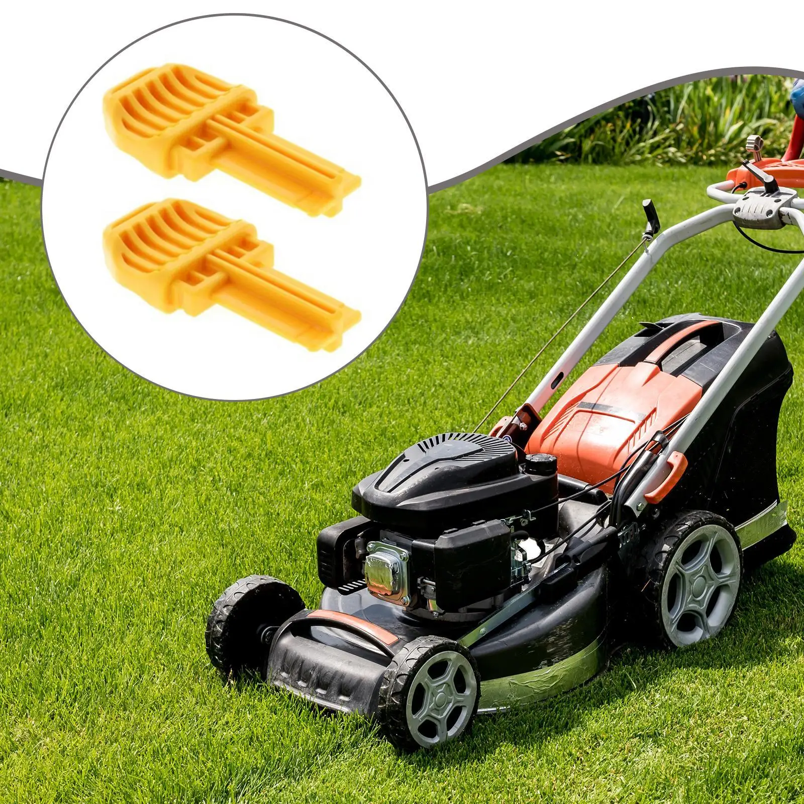 

2Pcs Lawn Mower Keys Convenient Professional Compact Security Accessory Portable Lightweight Parts N835578 Replacement