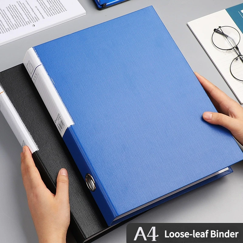 2/3 Hole A4 Ring Binder File Folder Document Storage Thickened Large-capacity A4 File Folders Display Book