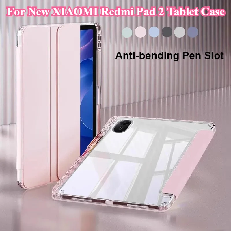 

2025 Новый акриловый чехол HD для Mi Redmi Pad 2 SE 11 8,7 4G Жесткий чехол для XIAOMI Pad 7/7Pro 11,2 дюйма 5 6 Pro с слотом для ручки Funda