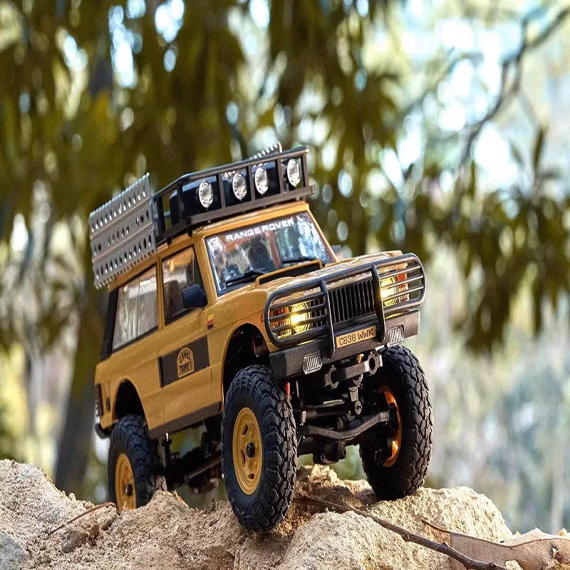 FMS FCX24M Camel Cup Simulation 1/24 Land Rover Defender 90/110 Pierwsza Generacja Range Rover Discovery Samochód Terenowy