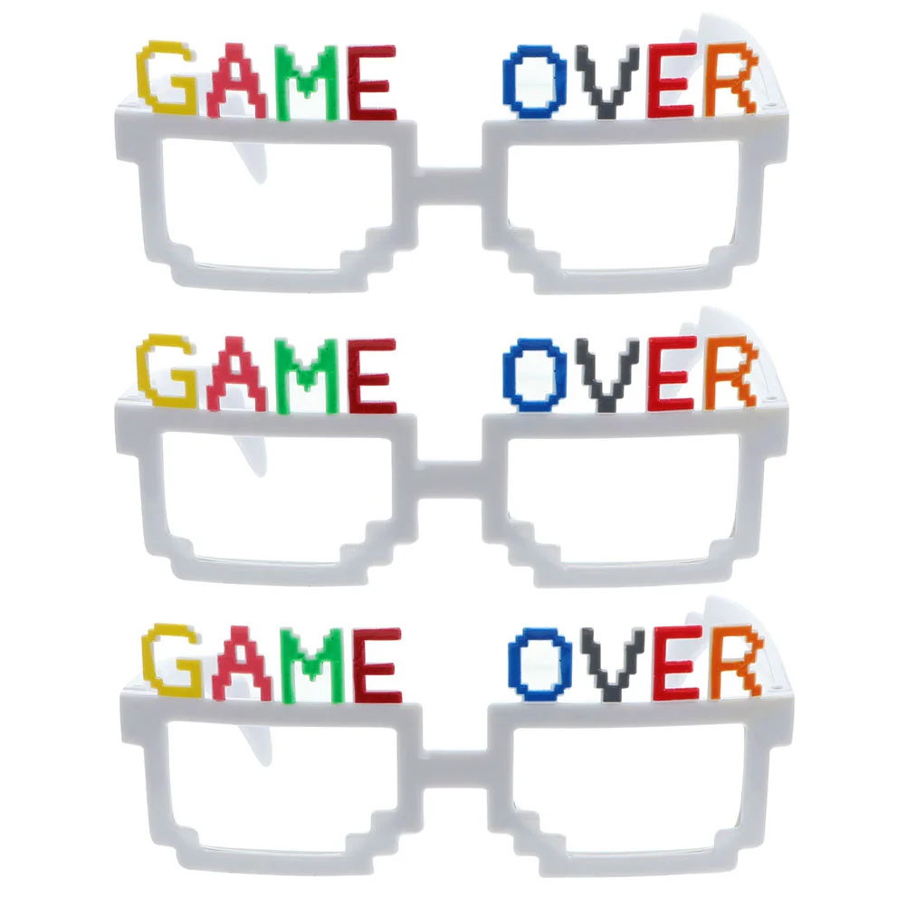 

3 Pcs Glasses for Party Decorations Photo Party Eyeglasses Props Eyeglasses Costumes Gifts Supplies Fun Accessories