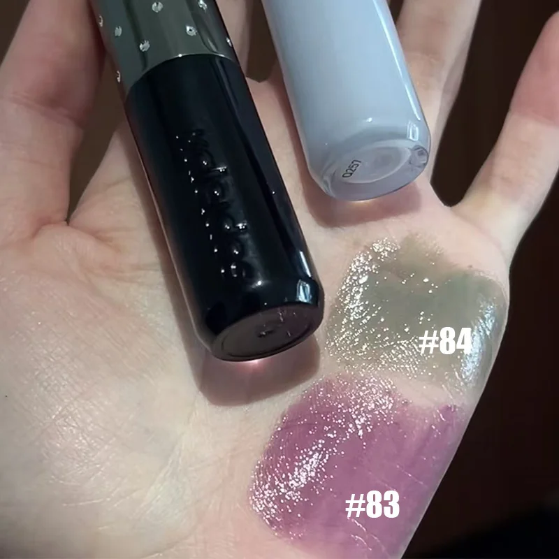 

Kaleidos Moon Arcade Glossy Lipstick Mirror Moisturizing Goth Smoky Lipgloss Replaceable Refill Shell Y3K Lasting Lip Makeup