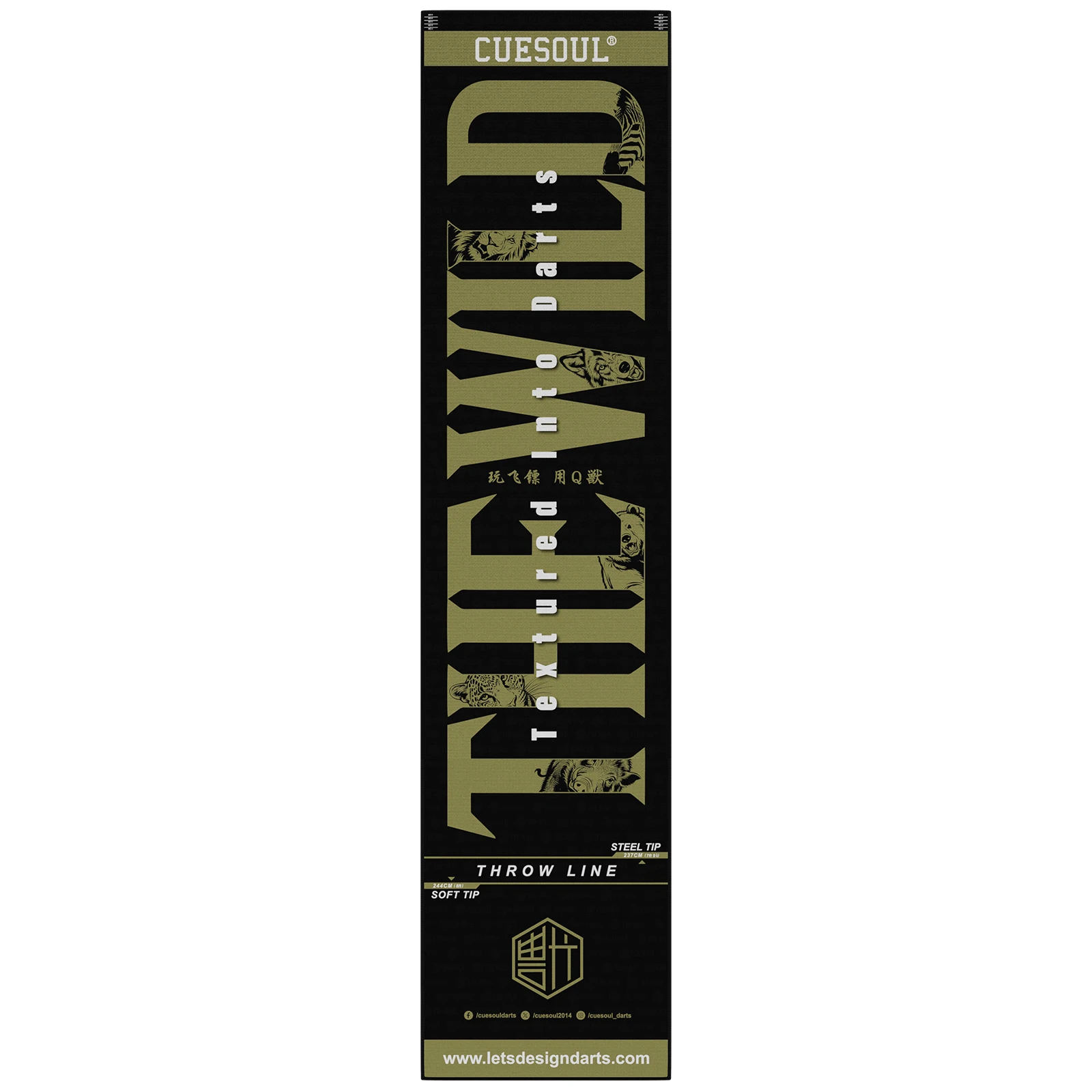 CUESOUL THE WILD Series Heavy Duty Darts Mat
