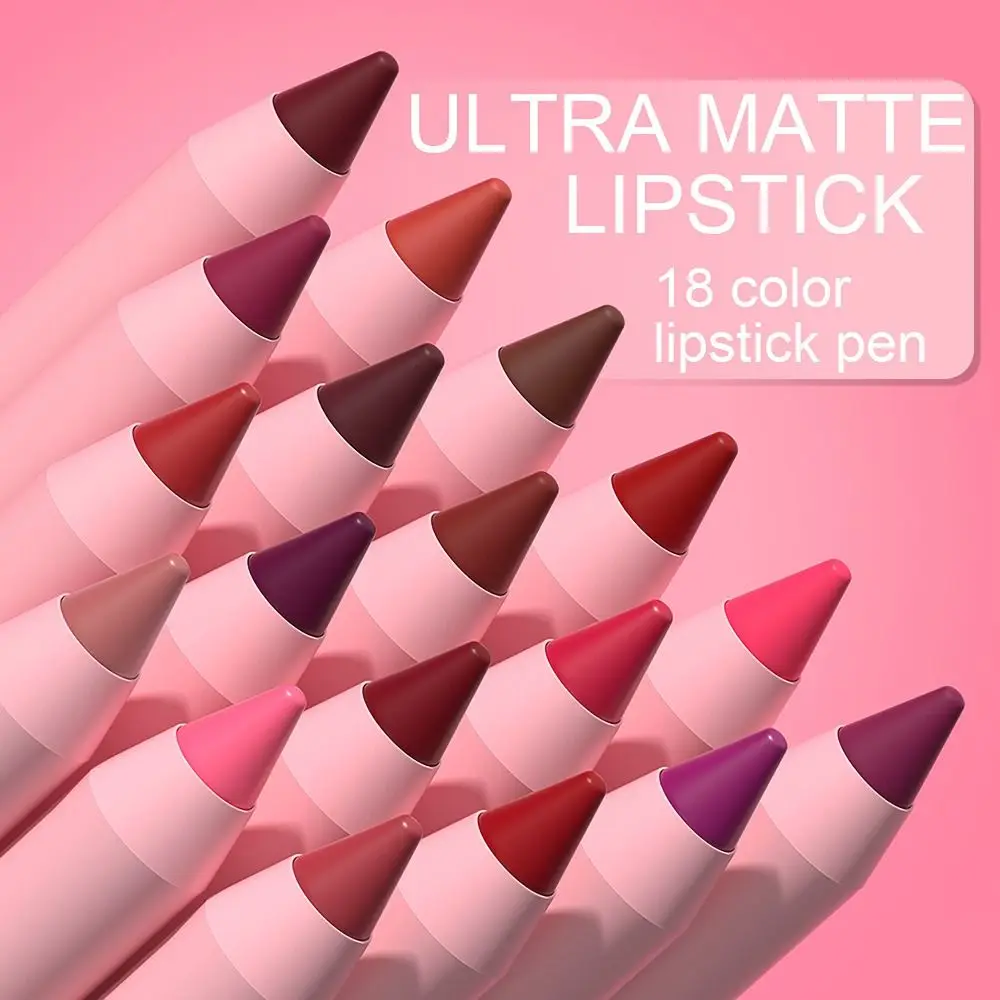 Matita per labbra Contouring matita per labbra 2024 impermeabile Matte Nude Natural Lipstick Pen Labial Makeup Matte Lipstick Women Beauty