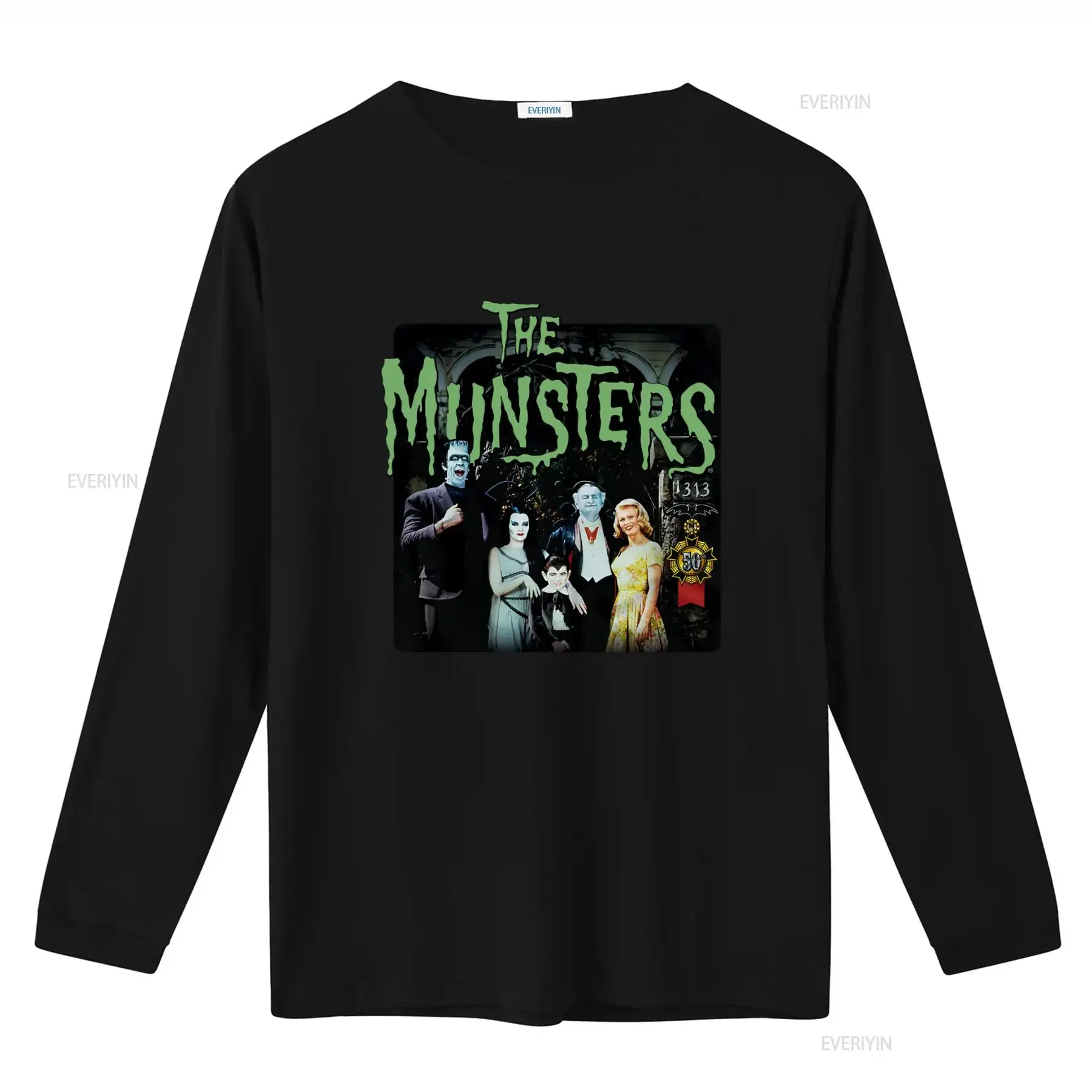 50 Years Munsters The 1313 Classic TV Show Men's Regular Fit T Shirt vintage Washed Breathable Soft homme Unisex graphic