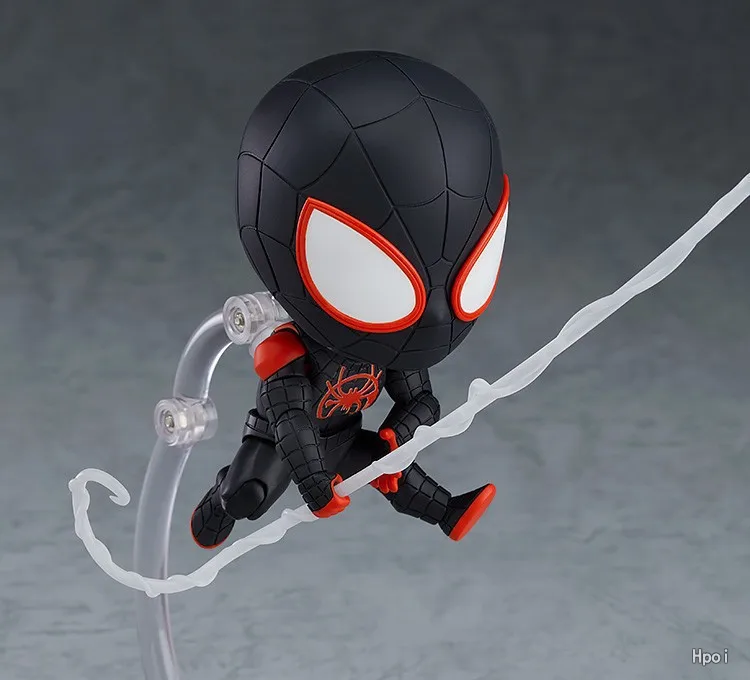 10cm Spider-Man Into the Spider-Verse Spider Man Miles Morales 1180# 1180 Action Figure Collection Figures Model Toys Doll Gift