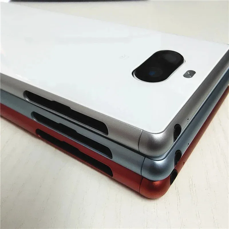 غطاء غطاء لهاتف Sony Xperia 8 غطاء خلفي مع استبدال عدسة الكاميرا #4